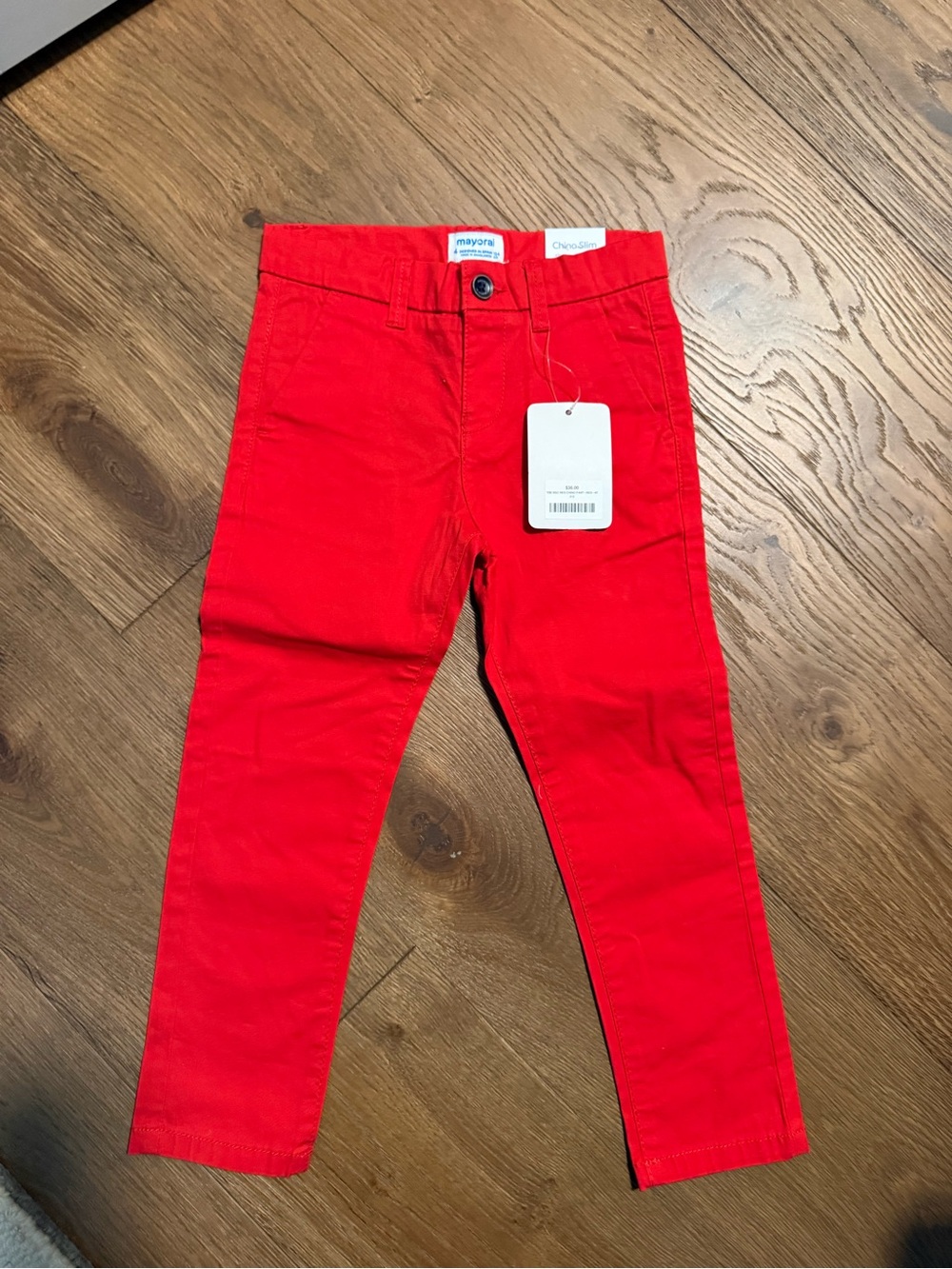 Mayoral Bright Red Pants